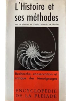 L Histoire et ses methodes