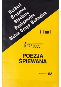 Herbert Brassens Stachura i inni Poezja śpiewana