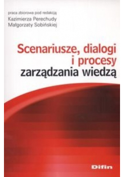 Scenariusze dialogi i procesy zarządzania wiedzą