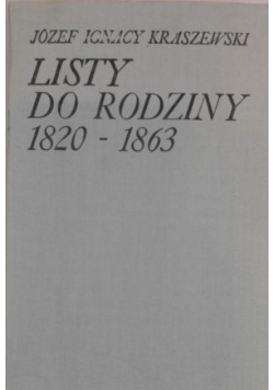 Listy do rodziny 1820 - 1863