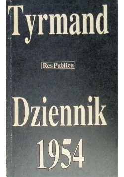 Dziennik 1954
