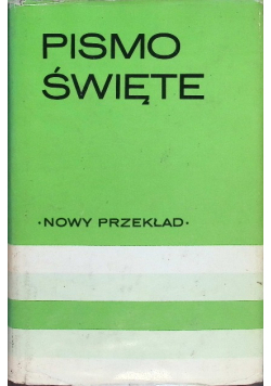 Pismo Święte nowy przekład