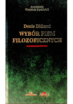 Diderot Wybór pism filozoficznych