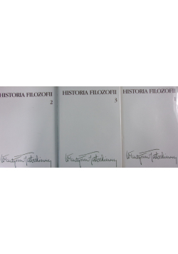 Historia filozofii Tom I do III