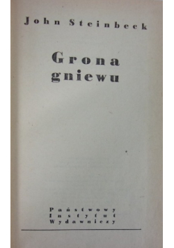 Grona gniewu