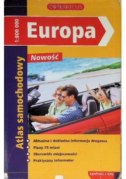 Europa Atlas Samochodowy 1:800000