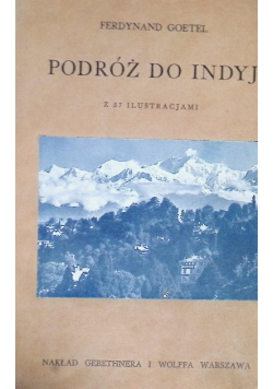 Podróż do Indyj 1933 r.