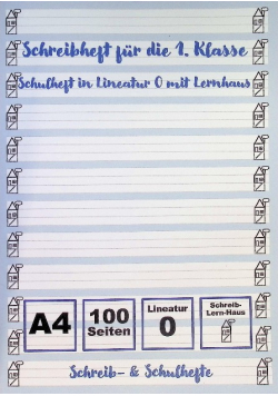 Schreibheft 1. Klasse