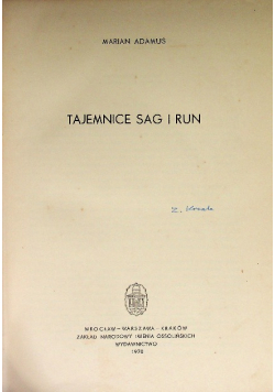 Tajemnice sag i run