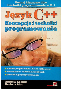 Język C ++ Koncepcje i techniki programowania