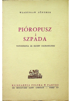 Pióropusz i szpada