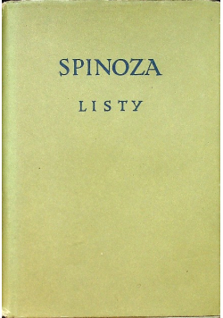 Spinoza Listy