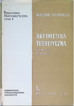 Arytmetyka teoretyczna Tom 7