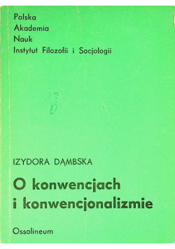 O konwencjach i konwencjonalizmie