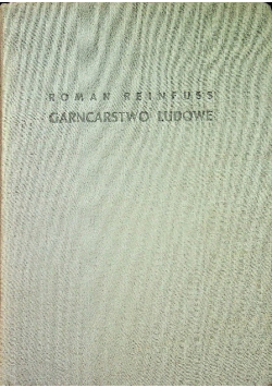 Garncarstwo ludowe