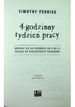 4 godzinny tydzień pracy