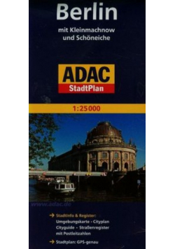 ADAC Berlin StadtPlan 1:25 000