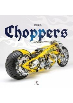 Kalendarz 2026 wieloplanszowy 33x33cm Choppers