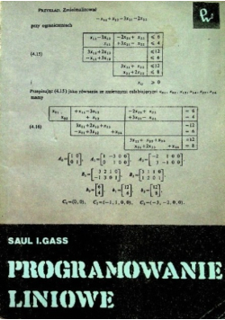 Programowanie liniowe
