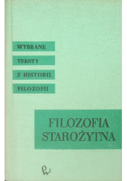 Filozofia starożytna Grecji i Rzymu
