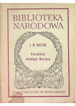Cierpienia Młodego Wertera