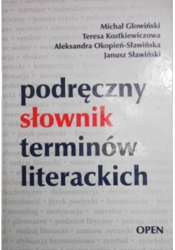 Podręczny słownik terminów literackich