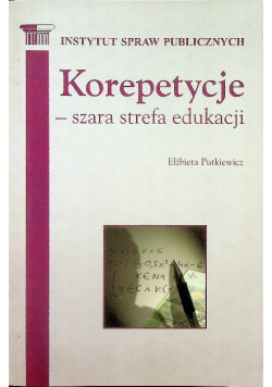 Korepetycje - Szara strefa edukacji