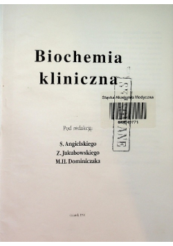 Biochemia kliniczna