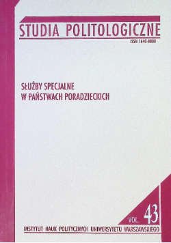 Służby specjalne w państwach poradzieckich Nr 43 / 17