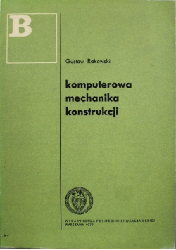 Komputerowa mechanika konstrukcji