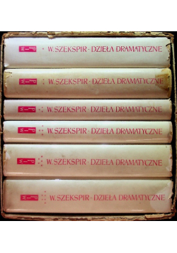 Szekspir Dzieła dramatyczne Tom 1 do 6