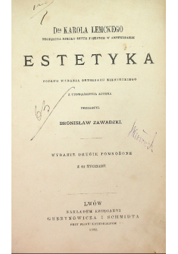 Estetyka 1892 r.