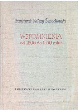 Wspomnienia od 1806 do 1830 roku