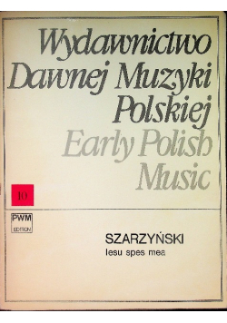 Szarzyński Iesu spes mea