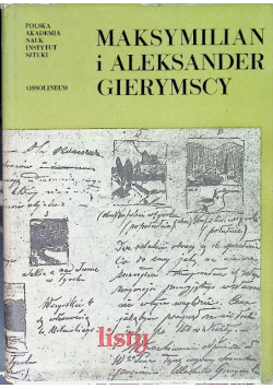 Maksymilian i Aleksander Gierymscy Listy