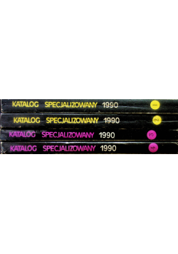 Katalog specjalizowany znaków pocztowych ziem polskich 1990 Tom 1 do 4
