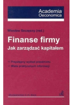 Finanse firmy Jak zarządzać kapitałem