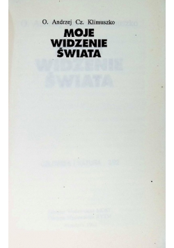 Moje widzenie świata