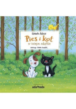 Pies i kot w leśnym zakątku