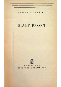 Biały front