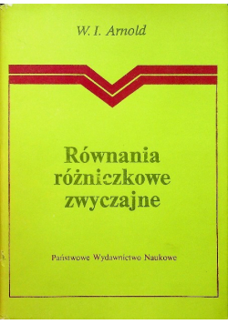 Równania różniczkowe zwyczajne