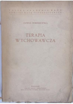 Terapia wychowawcza