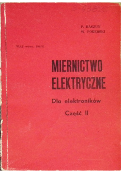 Miernictwo elektryczne Część 2