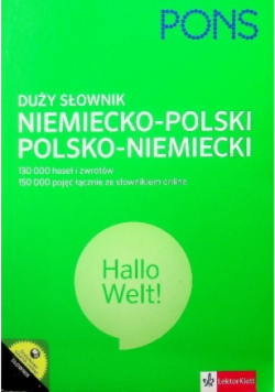 Duży słownik niemiecko polski polsko niemiecki