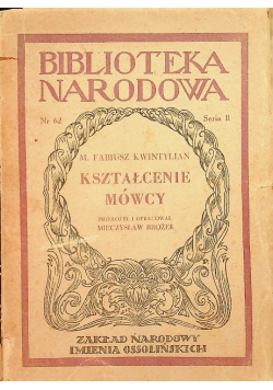 Biblioteka Narodowa Kształcenie mówcy
