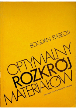 Optymalny rozkrój materiałów
