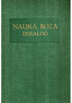 Nauka Boża . Dekalog