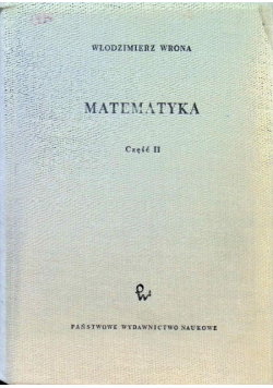 Matematyka część II