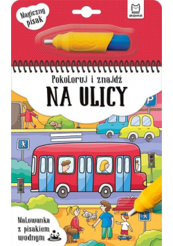 Malowanka z pisakiem.. Pokoloruj i znajdź na ulicy