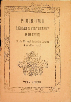 Proroctwo królowej ze Sabby Michaldy